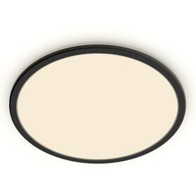 LED stropné svietidlo Philips CL550, Superslim, 18W, IP44, teplá biela čierne

