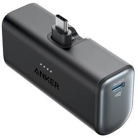 Powerbank Anker Nano, 5000 mAh, 22,5W, USB-C čierny/sivý

