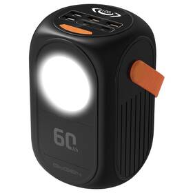 Powerbank GoGEN 60000mAh, PB600001B, PD65W čierny/oranžový

