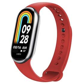 Remienok FIXED Silicone Strap na Xiaomi Smart Band 10/9/8 červený


