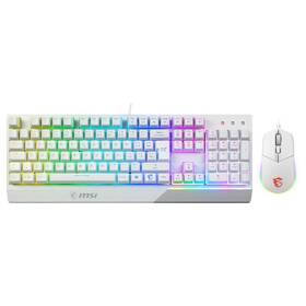 Klávesnica s myšou MSI Vigor GK30 COMBO, CZ+SK layout biela


