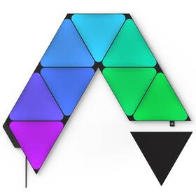 LED svetlo Nanoleaf Shapes Ultra Black Triangles Starter Kit 9 ks 

