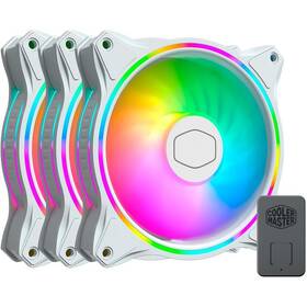  Ventilátor Cooler Master MasterFan MF120 HALO 3in1 ARGB White