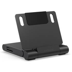 Nabíjací stojan Satechi OntheGo skládací stojan s hubem sivý

