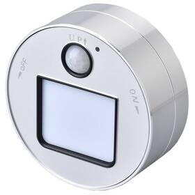 Zásuvkový modul Viking LED světlo, pohybový senzor strieborný

