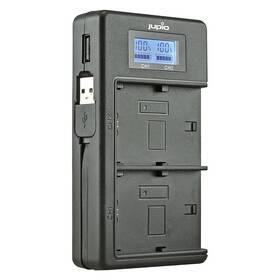 Nabíjačka Jupio NP-FM50/F550/F750/F970 Duo (Sony) čierna

