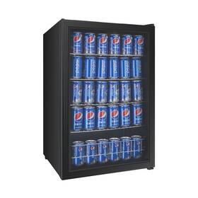 Chladiaca vitrína Guzzanti GZ 117B čierna

