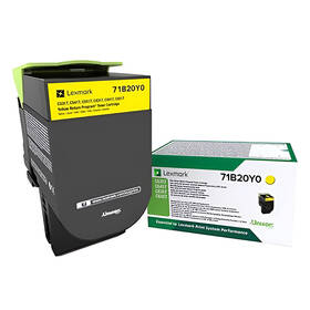 Toner Lexmark 71B20Y0, 2300 strán, pre CS417dn/CS317dn/ CX517dn/CX417de/CS517de/CX317dn žltý

