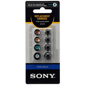 Náhradné špunty Sony silikónové koncovky čierne

