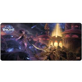 Podložka pod klávesnicu a myš FSH World Of WarCraft: Midnight Xalatath Key Art, XL fialová

