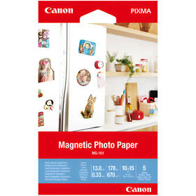 Fotopapier Canon MG-101, magnetický, 10x15 cm, 5 listov 

