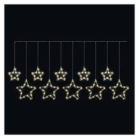 LED reťaz EMOS 125 WINDOW STARS, IP44, WW priehľadný

