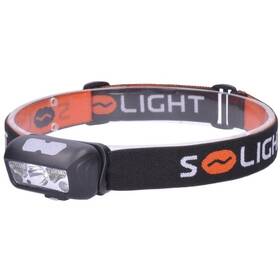 Čelovka Solight 150 + 100 lm, biele a červené svetlo, Li-ion, USB 

