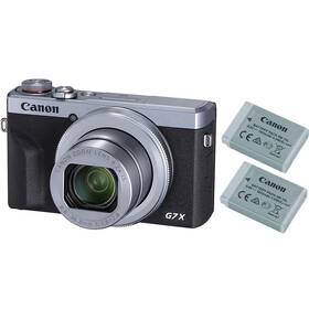 Digitálny fotoaparát Canon G7X Mark III Battery Kit strieborný

