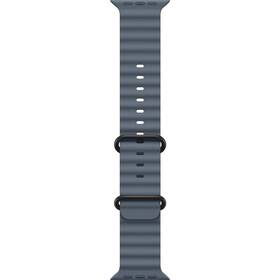 Remienok Apple 49mm oceľovo modrý oceánsky – čierny titán 

