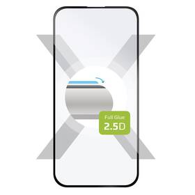 Tvrdené sklo FIXED Full-Cover pre Apple iPhone 16 Plus, lepenie cez celý displej čierne

