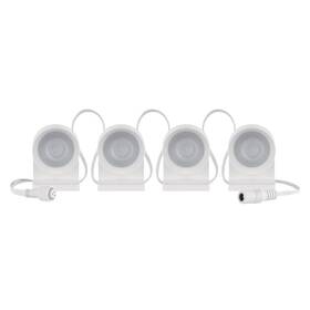 Bodové svietidlo EMOS GoSmart, 1,9 W, RGBIC+CCT (4 ks) biele

