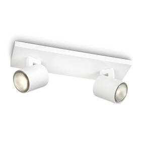 Bodové svietidlo Philips Runner, 2xGU10 biele

