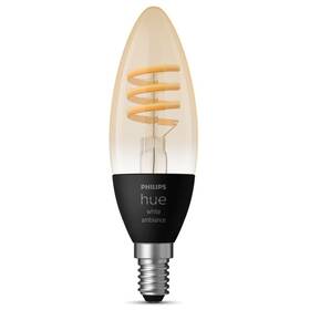 Inteligentná žiarovka Philips sviečka E14, 4,6 W White Ambiance 

