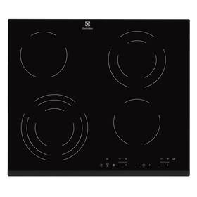 Sklokeramická varná doska Electrolux EHF6343FOK čierna farba
