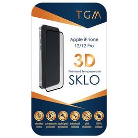 Tvrdené sklo TGM 3D na Apple iPhone 12/12 Pro čierne

