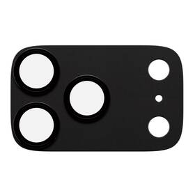 Tvrdené sklo PanzerGlass FENDER na Apple iPhone 18 Pro, ochranný hliníkový prvek fotoaparátu čierne

