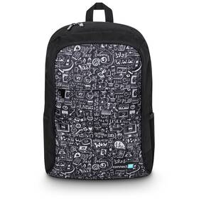 Batoh na notebook Connect IT Doodle na 15.6“ čierny

