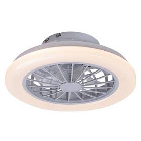 LED stropné svietidlo Rabalux DALFON 71348, s ventilátorem biele

