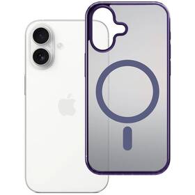 Kryt na mobil 3mk Frosty MagCase na Apple iPhone 17 čierny/fialový

