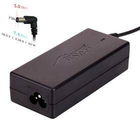 Sieťový adaptér Akyga pre notebook 18.5V/3.5A/65W 7.4x5.0 mm + pin pre HP 

