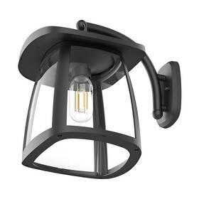 Nástenné svietidlo Viking VSR10W, solárne čierne

