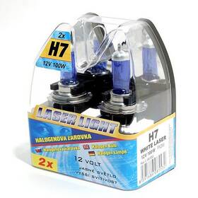 Autožiarovka Compass 12 V H7 100W WHITE LASER (2 ks) 

