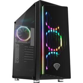 Case Genesis Irid 400 RGB čierna


