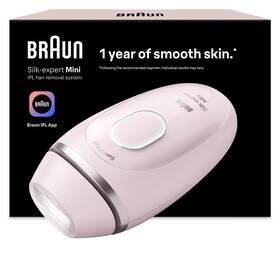 Epilátor Braun IPL1100 ružový

