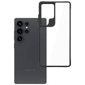 Kryt na mobil 3mk Satin Armor Case+ na Samsung Galaxy S25 Ultra čierny/priehľadný

