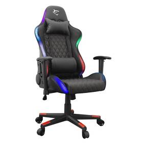Herná stolička White Shark THUNDERBOLT s RGB čierna

