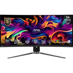 Herný monitor MSI MAG 341CQP QD-OLED čierny

