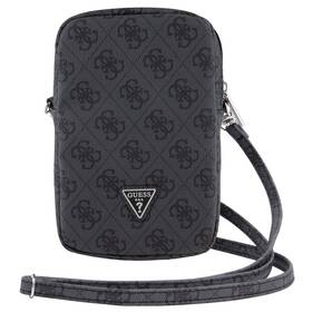 Taštička cez rameno Guess PU 4G Triangle Logo čierne

