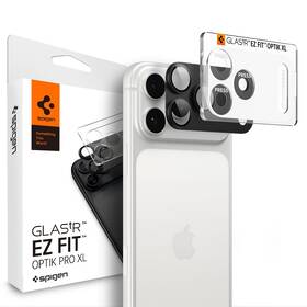 Tvrdené sklo Spigen tR EZ Fit Optik Pro XL, na Apple iPhone 18 Pro čierne

