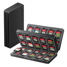 Puzdro JSAUX Game Card Case - Nintendo Switch 2 (40 Slots) čierne

