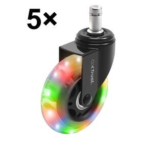  Kolieska Trust GXT701 Gel Chair Wheels LED