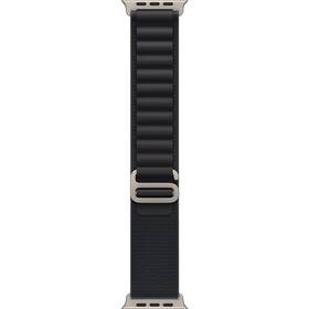 Remienok Apple 49mm čierny alpský ťah – S – prírodný titán 

