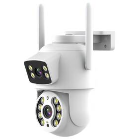 IP kamera IMMAX NEO LITE SMART Security DOUBLE , 355° 90°, Wi-Fi, Tuya biela

