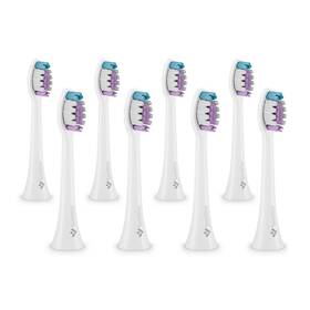 Náhradné hlavice TrueLife SonicBrush Clean-series heads Sensitive white 8 pack biela

