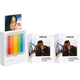 Fototlačiareň Polaroid Hi-Print 3x3 Pocket Photo Printer (60 ks) biela

