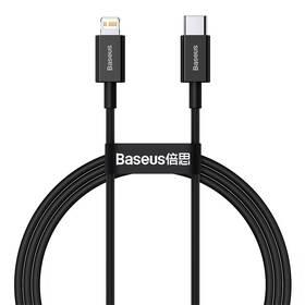 Kábel Baseus Superior Series USB-C/Lightning 20W 1m čierny

