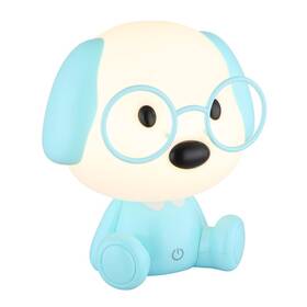Stolná lampička GLOBO PUPPY 21761B biela/modrá

