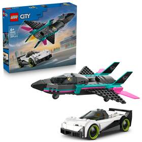 Stavebnica LEGO® City 60489 Tryskáč vs. auto 

