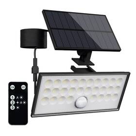 Reflektor Top Light Heleon, solárne, PIR, diaľkové ovládanie, 8W, 4000K, 3 fukčné režimy čierne

