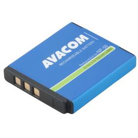 Batéria Avacom Fujifilm NP-50 Li-Ion 3.7V 750mAh 2.8Wh modrá

